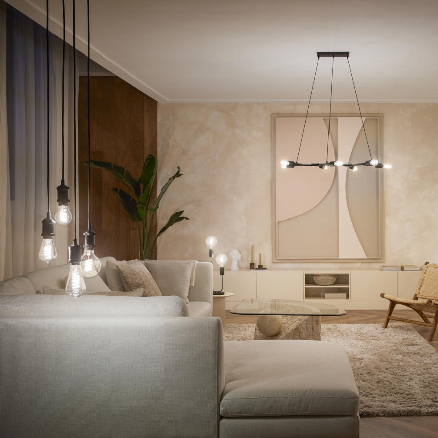 LED Himmennettävä polttimo Philips Hue WHITE AMBIANCE G125 E27/7W/230V 2200-4500K