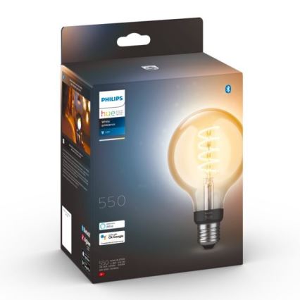 LED Himmennettävä polttimo Philips Hue WHITE AMBIANCE G93 E27/7W/230V 2200-4500K