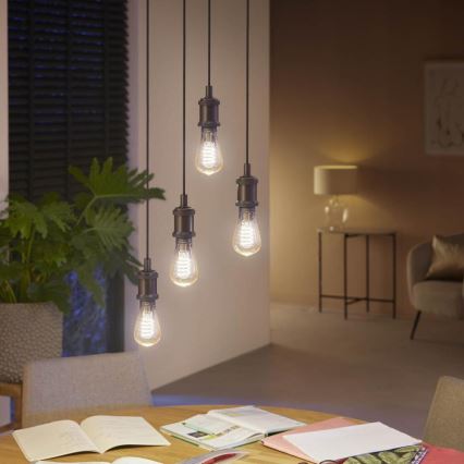 LED Himmennettävä polttimo Philips Hue WHITE AMBIANCE ST64 E27/7W/230V 2200-4500K