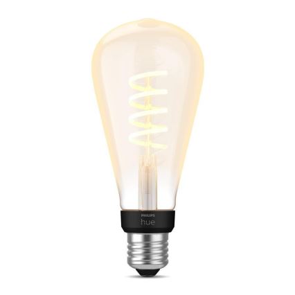 LED Himmennettävä polttimo Philips Hue WHITE AMBIANCE ST72 E27/7W/230V 2200-4500K