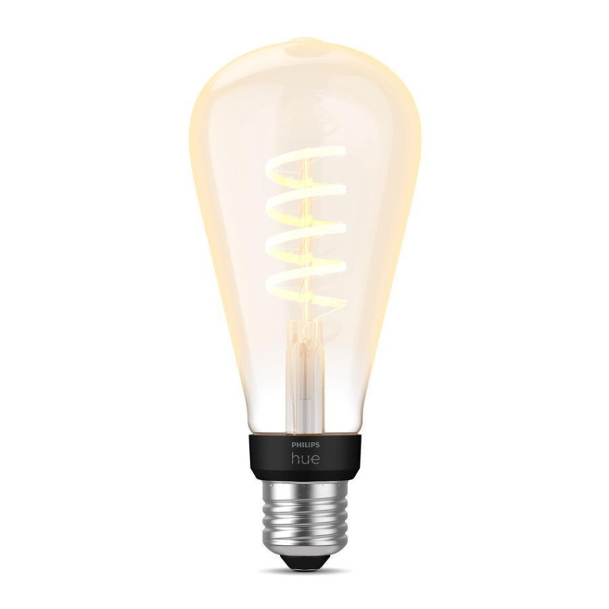 LED Himmennettävä polttimo Philips Hue WHITE AMBIANCE ST72 E27/7W/230V 2200-4500K