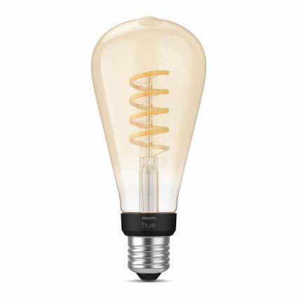 LED Himmennettävä polttimo Philips Hue WHITE AMBIANCE ST72 E27/7W/230V 2200-4500K