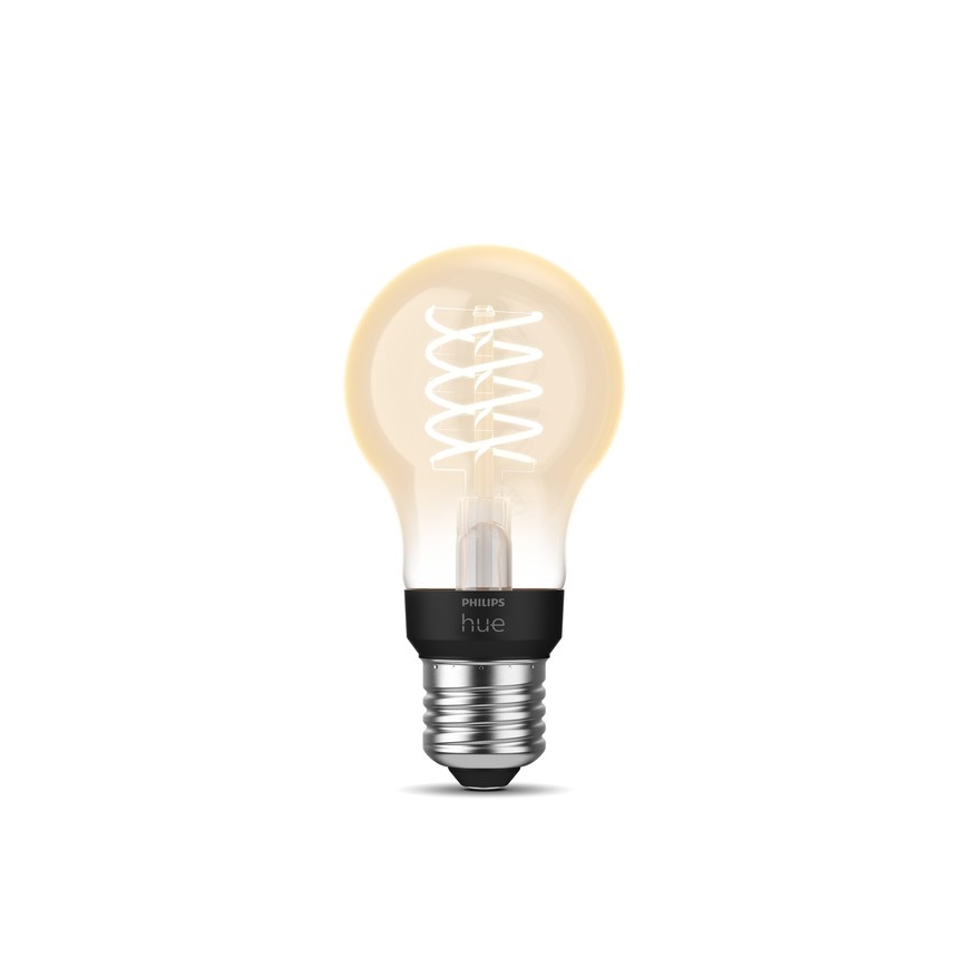LED Himmennettävä polttimo Philips Hue WHITE FILAMENT A60 E27/7W/230V 2100K