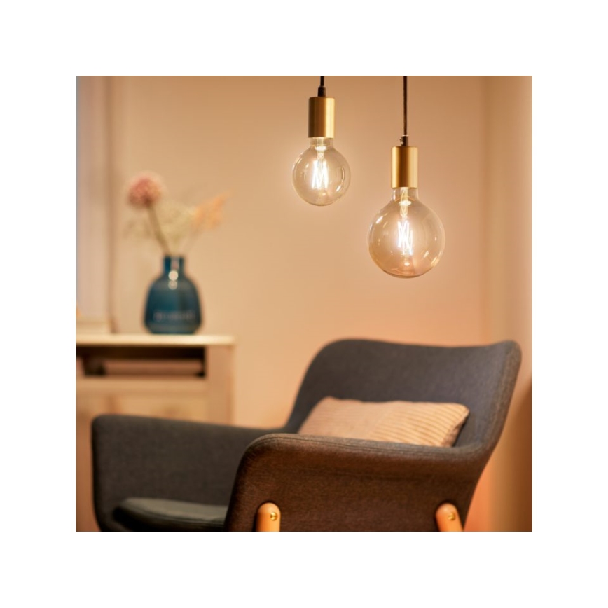 LED Himmennettävä polttimo VINTAGE FILAMENT G125 E27/6,7W/230V 2000-5000K CRI 90 Wi-Fi - WiZ