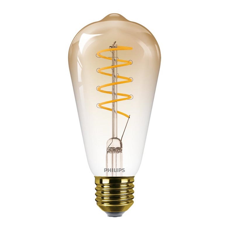 LED Himmennettävä polttimo VINTAGE Philips ST64 E27/4,5W/230V 1800K