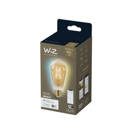LED Himmennettävä polttimo VINTAGE FILAMENT ST64 E27/7W/230V 2000-5000K CRI 90 Wi-Fi - WiZ
