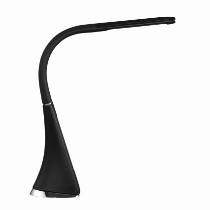 LED-himmennettävä pöytälamppu näytöllä LED/10W/5V musta