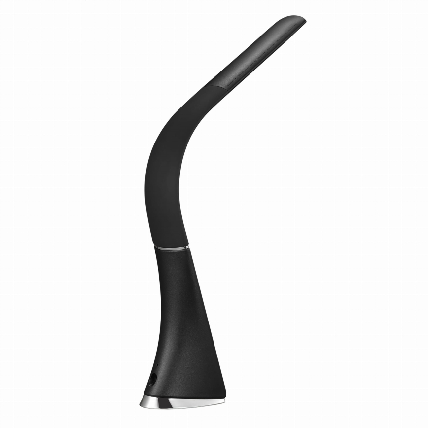 LED-himmennettävä pöytälamppu näytöllä LED/10W/5V musta