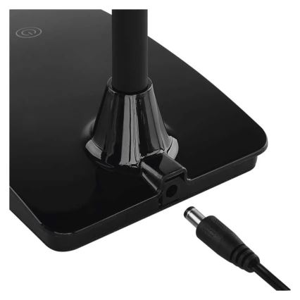 LED-himmennettävä pöytävalaisin EDDY LED/6W/230V 3000/4500/6800K musta