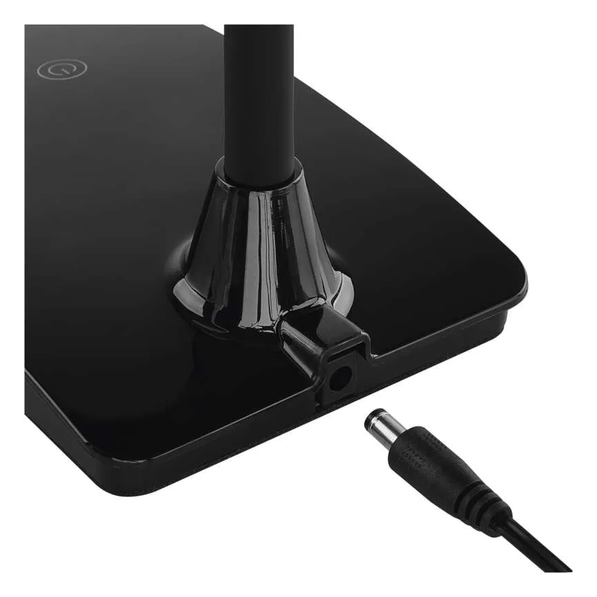 LED-himmennettävä pöytävalaisin EDDY LED/6W/230V 3000/4500/6800K musta