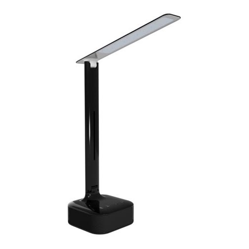 LED Himmennettävä pöytävalaisin kaiuttimella ROBIN MUSIC LED/7W/230V musta