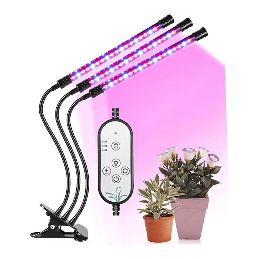 LED Himmennettävä pöytävalaisin pidikkeellä kasvien kasvattamiseen LED/12W/5V