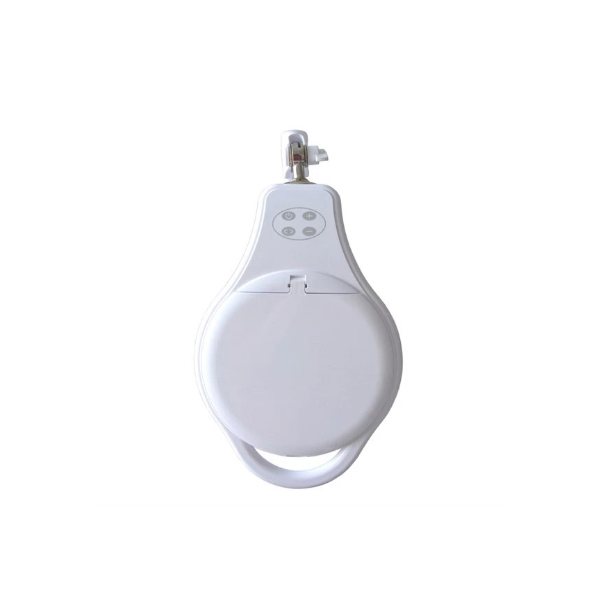LED Himmennettävä pöytävalaisin suurennuslasilla LED/10W/230V valkoinen