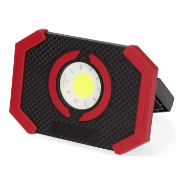 LED Himmennettävä rechargeable valonheitin virtapankki LED/10W/3000 mAh IPX2
