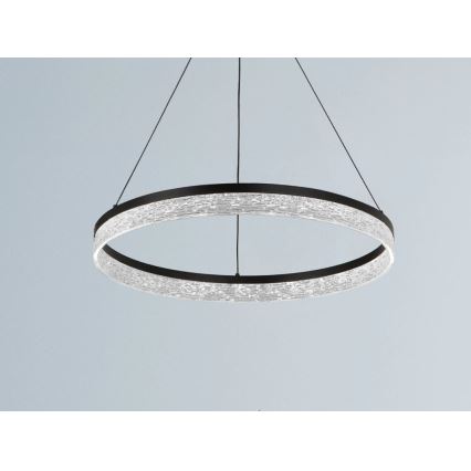 LED-himmennettävä riippuvalaisin vaijerilla ALIANZ LED/45W/230V 3000–6000 K Ø 60 cm + kaukosäädin