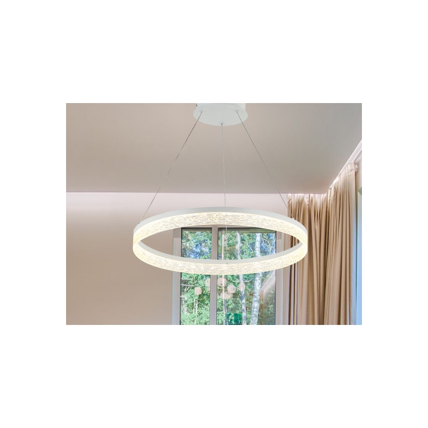 LED-himmennettävä riippuvalaisin vaijerilla ALIANZ LED/45W/230V 3000-6000K Ø 60 cm + kaukosäädin