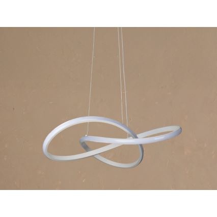 LED-himmennettävä riippuvalaisin vaijerilla LED/65W/230V 3000-6500K halkaisija 49 cm + kaukosäädin