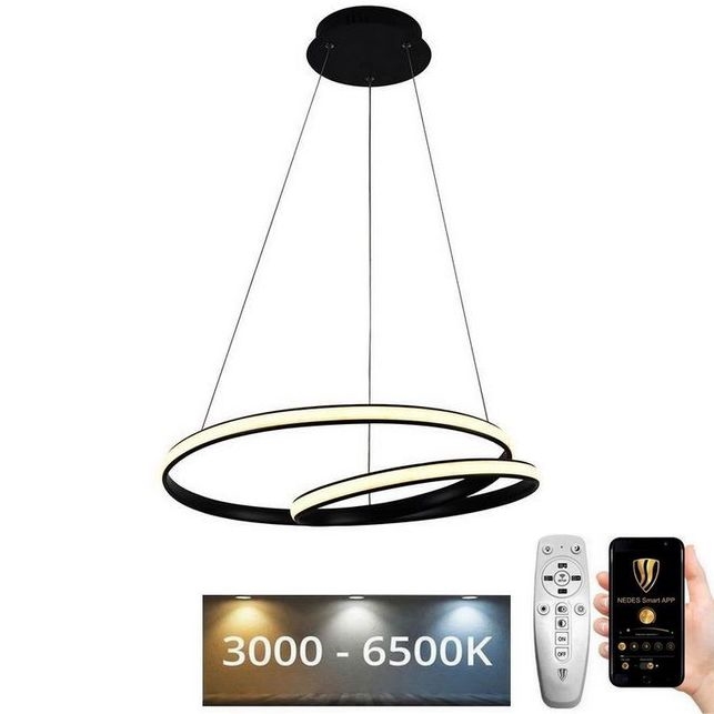 LED Himmennettävä riippuvalaisin LED/65W/230V 3000-6500K + kaukosäädin