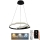 LED Himmennettävä riippuvalaisin LED/65W/230V 3000-6500K + kaukosäädin