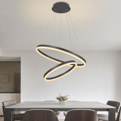 LED Himmennettävä riippuvalaisin LED/70W/230V 3000-6500K + kaukosäädin