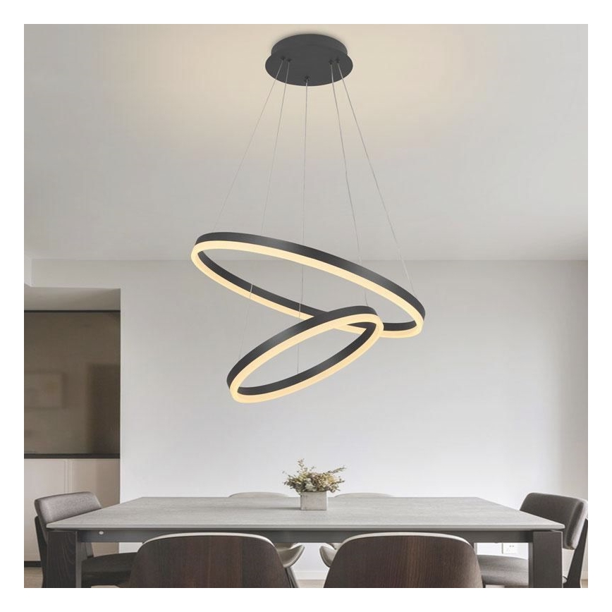 LED Himmennettävä riippuvalaisin LED/70W/230V 3000-6500K + kaukosäädin