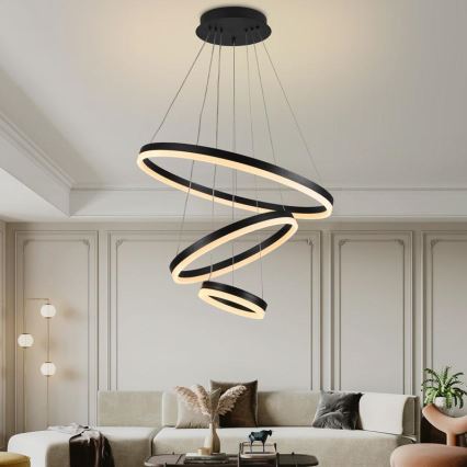 LED Himmennettävä riippuvalaisin LED/85W/230V 3000-6500K + kaukosäädin