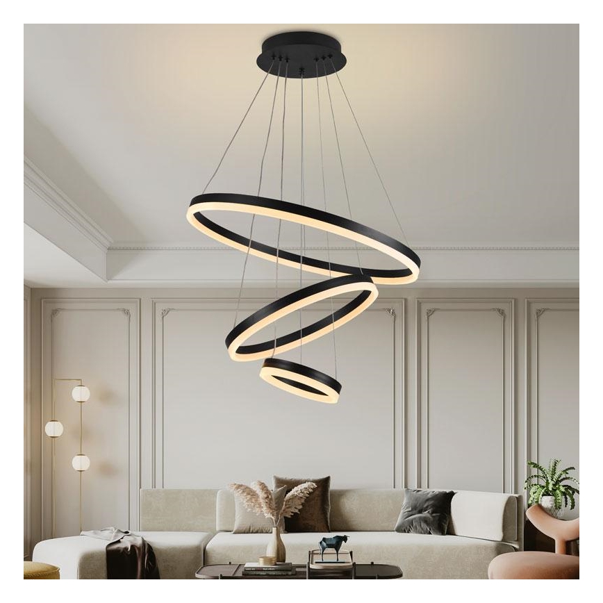 LED Himmennettävä riippuvalaisin LED/85W/230V 3000-6500K + kaukosäädin