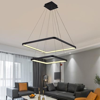 LED Himmennettävä riippuvalaisin LED/90W/230V 3000-6500K + kaukosäädin
