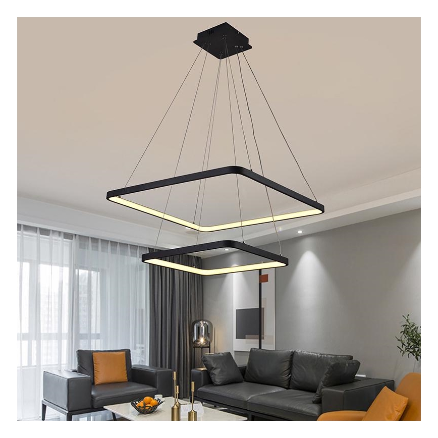 LED Himmennettävä riippuvalaisin LED/90W/230V 3000-6500K + kaukosäädin