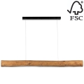 LED Himmennettävä riippuvalaisin LUCAS LED/33W/230V mänty - FSC-sertifioitu