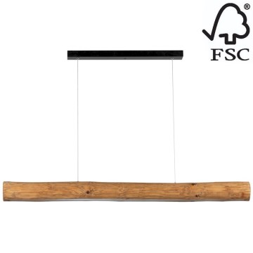 LED Himmennettävä riippuvalaisin LUCAS LED/33W/230V mänty - FSC-sertifioitu