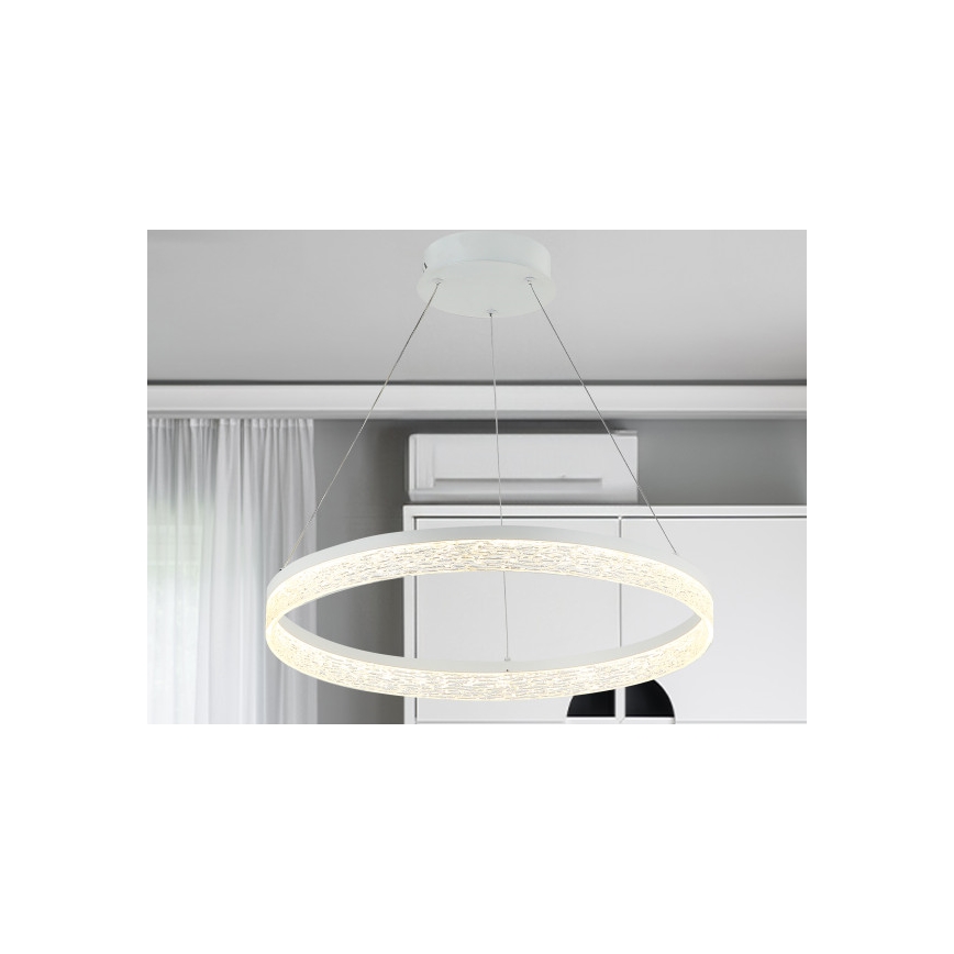 Himennettävä LED-riippuvalaisin vaijerilla ALIANZ LED/60W/230V 3000–6000 K, halkaisija 80 cm + kaukosäädin