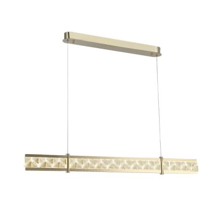 LED Himennettävä kristallikruunu vaijerilla ENRIQUE LED/20W//230V 3000-6000K + kaukosäädin