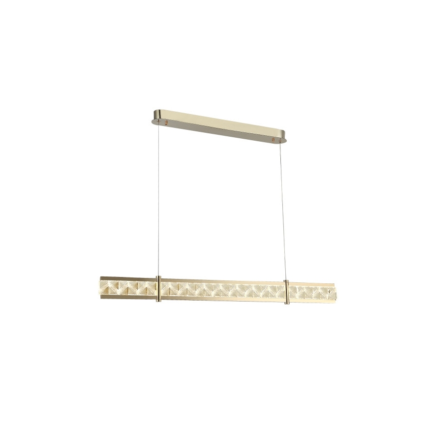 LED Himennettävä kristallikruunu vaijerilla ENRIQUE LED/20W//230V 3000-6000K + kaukosäädin
