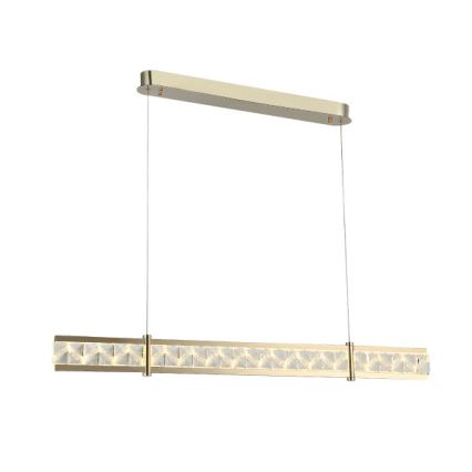 LED Himennettävä kristallikruunu vaijerilla ENRIQUE LED/20W//230V 3000-6000K + kaukosäädin