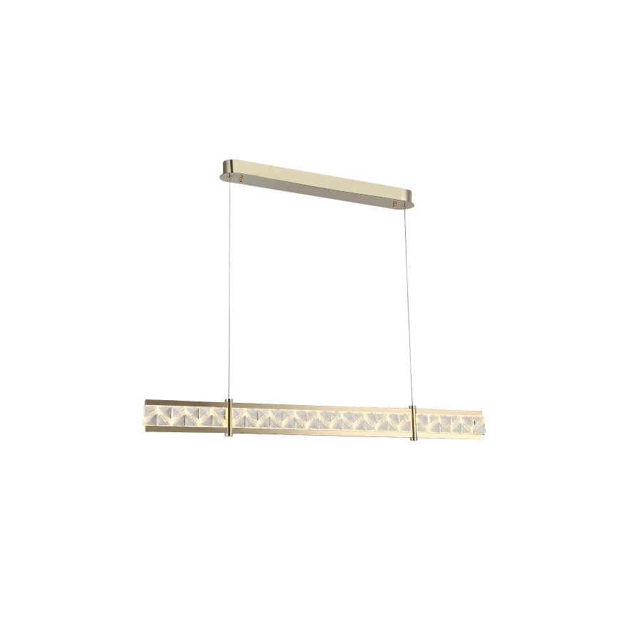 LED Himennettävä kristallikruunu vaijerilla ENRIQUE LED/20W//230V 3000-6000K + kaukosäädin