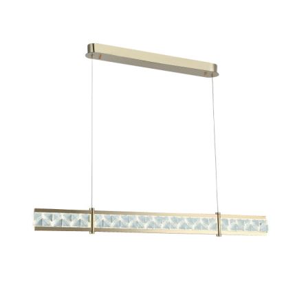 LED Himennettävä kristallikruunu vaijerilla ENRIQUE LED/20W//230V 3000-6000K + kaukosäädin