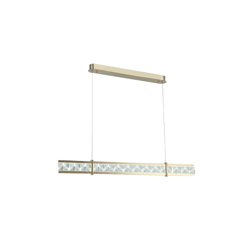 LED Himennettävä kristallikruunu vaijerilla ENRIQUE LED/20W//230V 3000-6000K + kaukosäädin