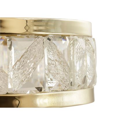 LED-himmennettävä kristallikruunu vaijerilla ENRIQUE LED/55W//230V 3000-6000K halkaisija 80 cm + kaukosäädin