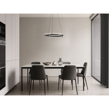 LED-himennettävä riippuvalaisin vaijerilla LED/100W/230V 3000–6500K halkaisija 60 cm + kaukosäädin