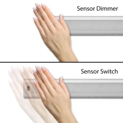 LED Himmennettävä työtasovalo anturilla LED/5W/12/230V