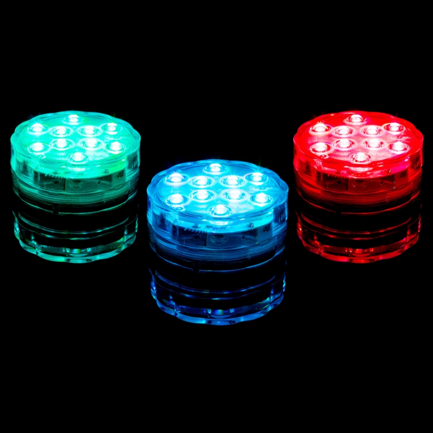 LED Himmennettävä uima-allasvalaistus LED/3xAAA IP68 + kaukosäädin