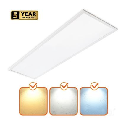 LED Himmennettävä upotettava paneeli CAPRI LED/25/36/40W/230V 3000/4000/5700K IP44 30x120 cm