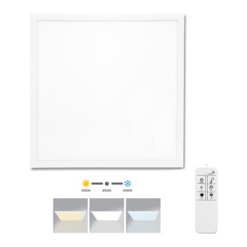 LED Himmennettävä upotettava paneeli ZEUS LED/40W/230V 3000-6000K + kaukosäädin