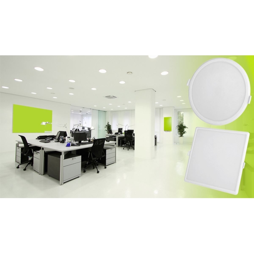 LED Himmennettävä upotettava valo ALGINE LED/12W/230V Wi-Fi Tuya neliö