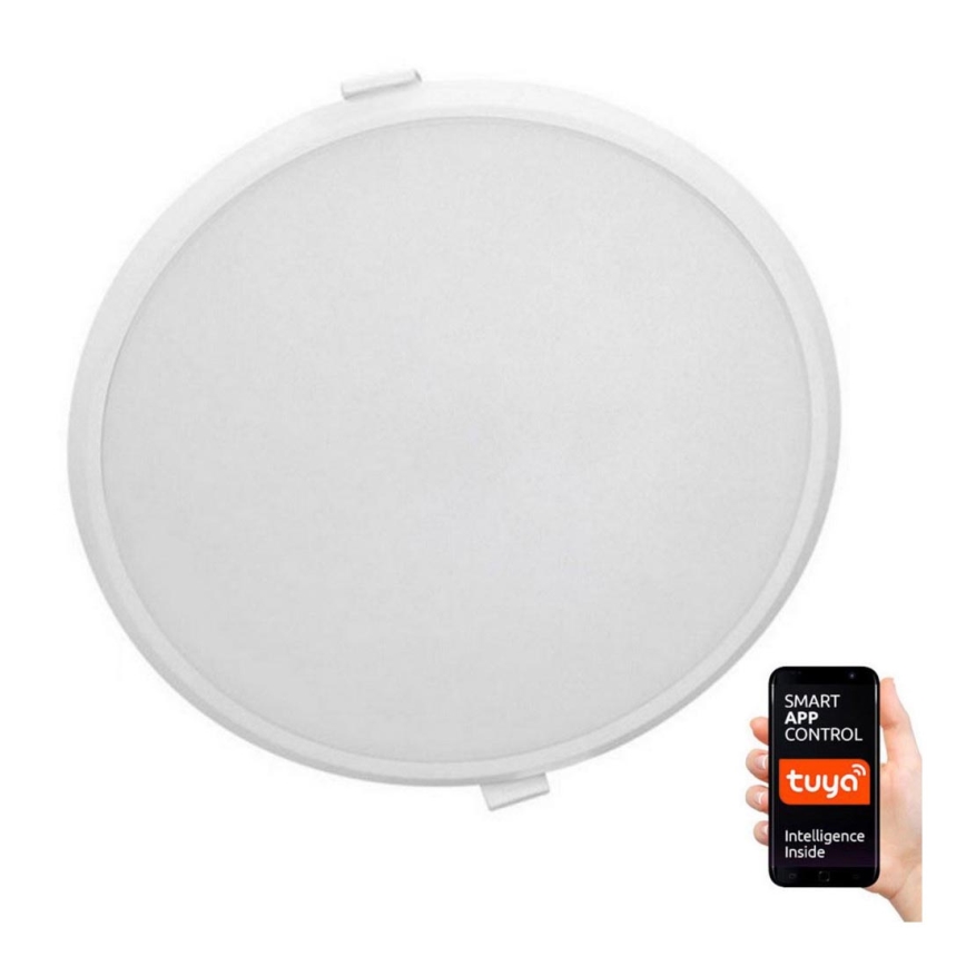 LED Himmennettävä upotettava valo ALGINE LED/22W/230V Wi-Fi Tuya pyöreä