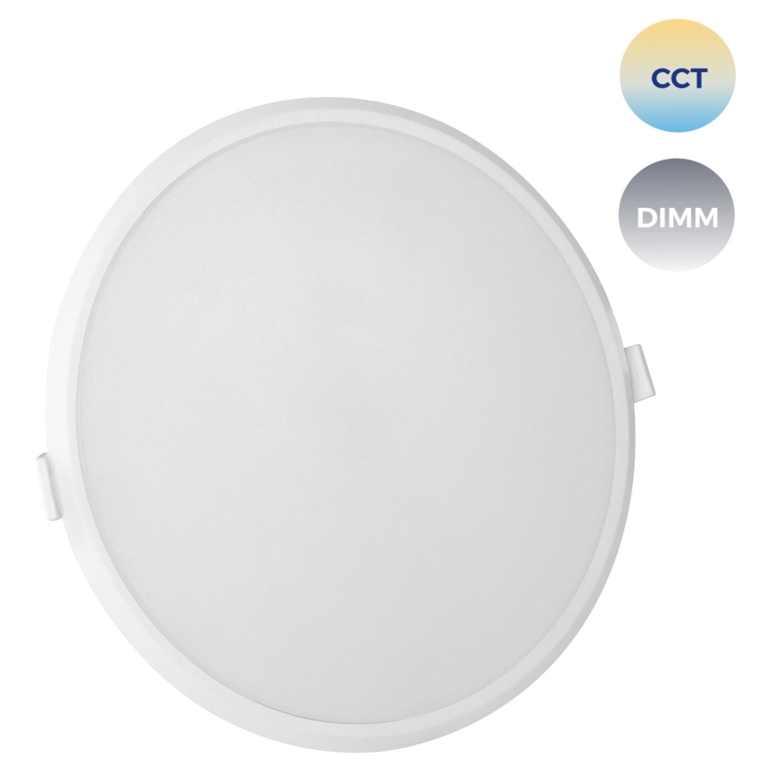 LED Himmennettävä upotettava valo ALGINE LED/22W/230V Wi-Fi Tuya pyöreä