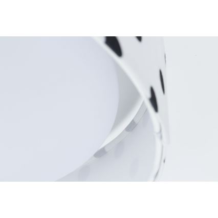 LED himmennettävä kattovalaisin SMART GALAXY KIDS LED/24W/230V 3000-6500K pisteet valkoinen/musta + kaukosäädin