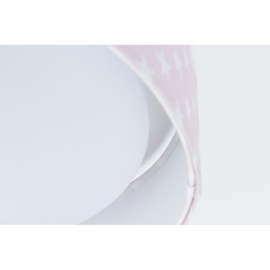 LED-himmennettävä kattovalaisin SMART GALAXY KIDS LED/24W/230V 3000-6500K tähdet pinkki/valkoinen + kaukosäädin