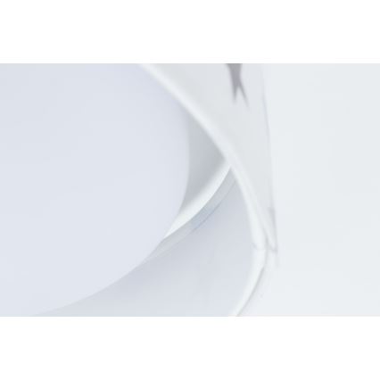 LED-himmennettävä kattovalaisin SMART GALAXY KIDS LED/24W/230V 3000-6500K tähdet valkoinen/harmaa/sininen + kaukosäädin